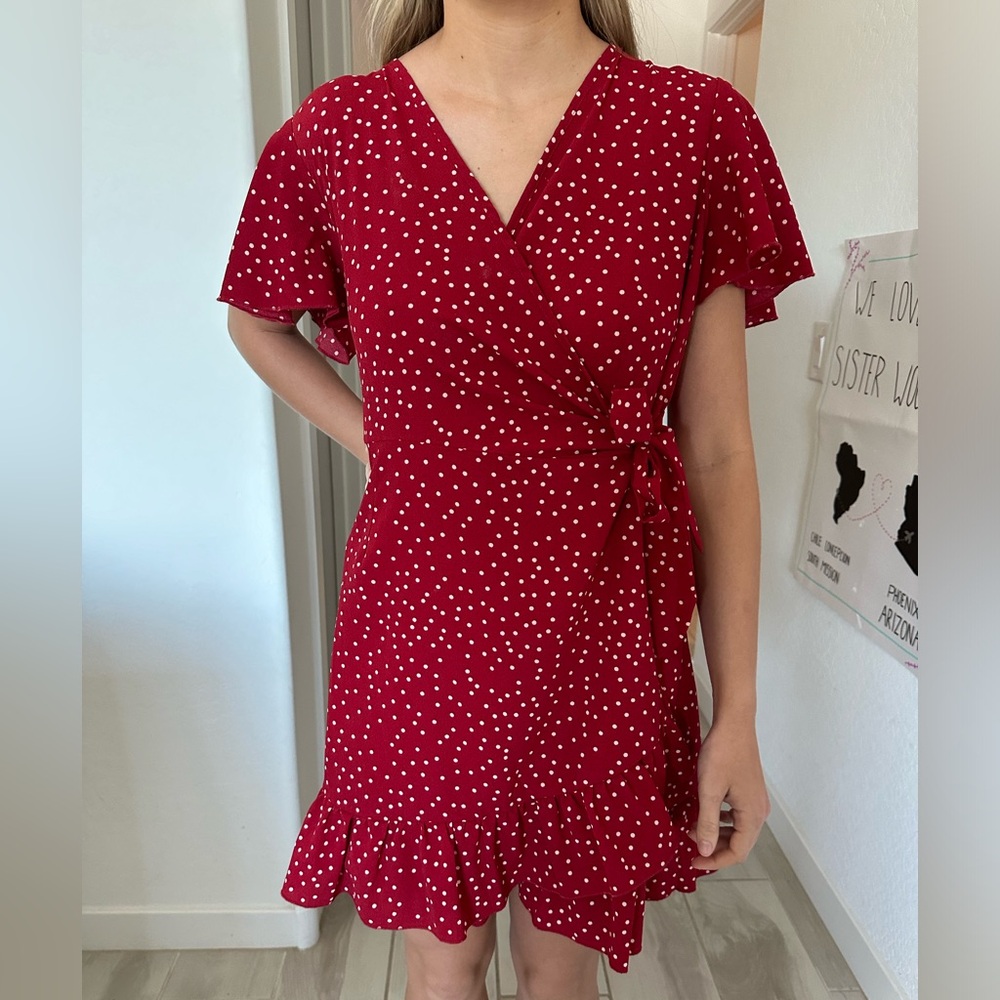 Red Polka Dot Dress